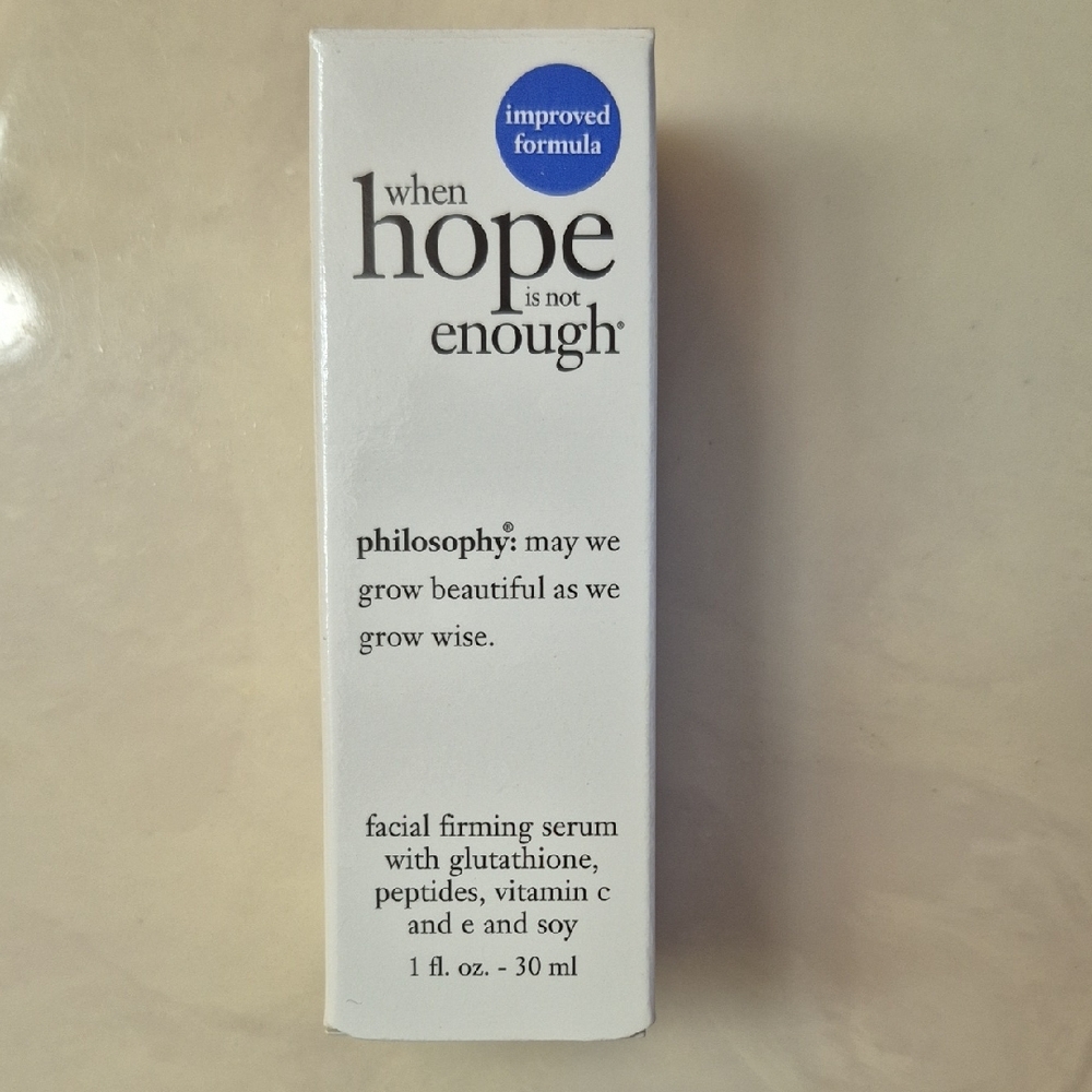 Philosophy When Hope is Not Enough Facial Firming Serum